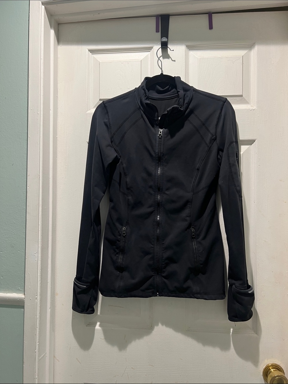 Kirkland Signature Black Women's Zip Front Utility Jacket